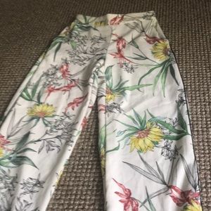 Zara Floral Dress Pants